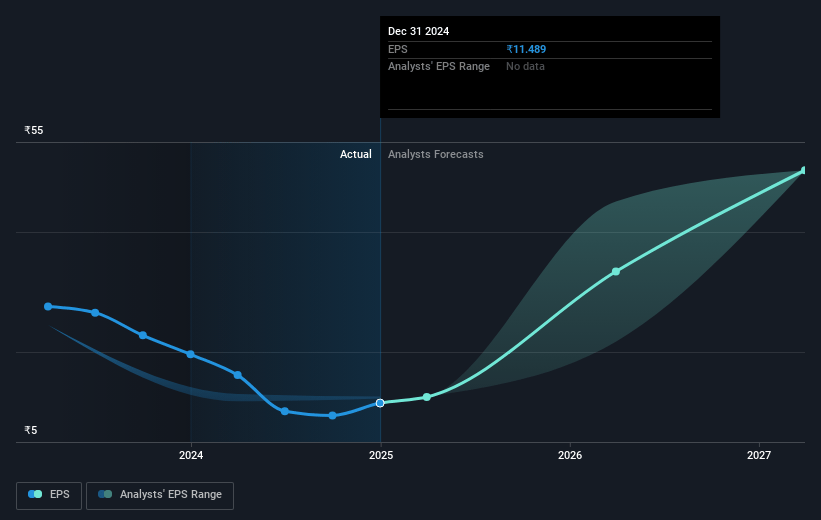 HEG Future Earnings Per Share Growth