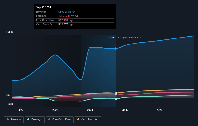 Hapvida Participações e Investimentos Earnings and Revenue Growth