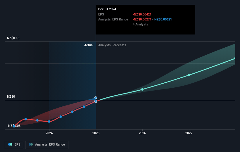 Vista Group International Future Earnings Per Share Growth